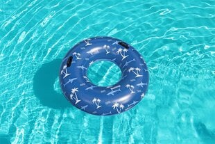 Кольцо для плавания 119 см голубое BESTWAY цена и информация | Надувные и пляжные товары | pigu.lt