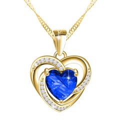 Ожерелье "Хрустальное сердце SIN40 277 цена и информация | Украшения на шею | pigu.lt