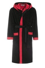 RE-855 Халат мужской • Цвет: черно-красный • Размер: XXL 236 цена и информация | Мужские халаты, пижамы | pigu.lt