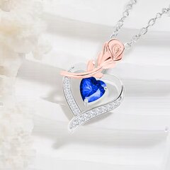 Ожерелье "Роза-сердце SIN40 704 цена и информация | Женское колье | pigu.lt