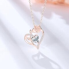Ожерелье "Роза-сердце SIN40 711 цена и информация | Женское колье | pigu.lt