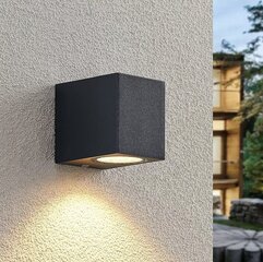 Настенный садовый светильник SuperLED черный, GU10, 35 Вт цена и информация | Уличные светильники | pigu.lt