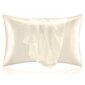 Mulberry šilko pagalvės užvalkalas su užtrauktuku, dramblio kaulo kaina ir informacija | Pagalvės | pigu.lt