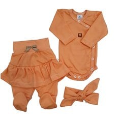 Комплект для новорожденных Zyzio&Zuzia, оранжевый цена и информация | Комплекты одежды для новорожденных | pigu.lt