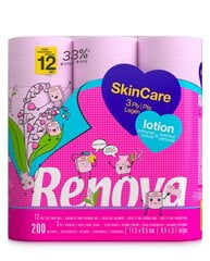 Renova Skin Care Lotion 12R туалетная бумага цена и информация | Туалетная бумага, бумажные полотенца | pigu.lt