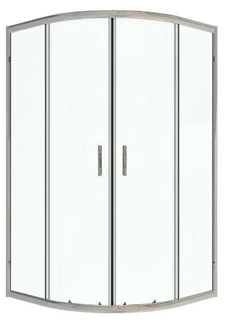 Kama 90x90cm dušo kabinos pilkas kaina ir informacija | Dušo durys ir sienelės | pigu.lt