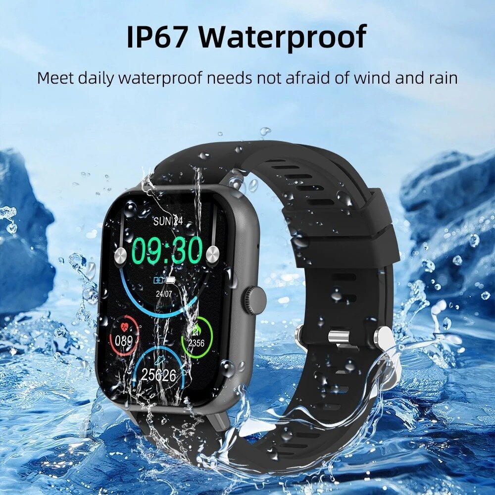 Bahar smartwatch, black цена и информация | Išmanieji laikrodžiai (smartwatch) | pigu.lt