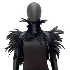 Elegantiška, prašmatni plunksnų skara, juoda kaina ir informacija | Karnavaliniai kostiumai | pigu.lt