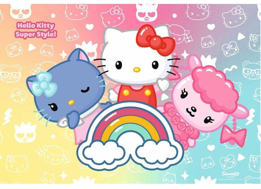 Dėlionė Ravensburger Hello Kitty, 2x24 d. цена и информация | Dėlionės (puzzle) | pigu.lt