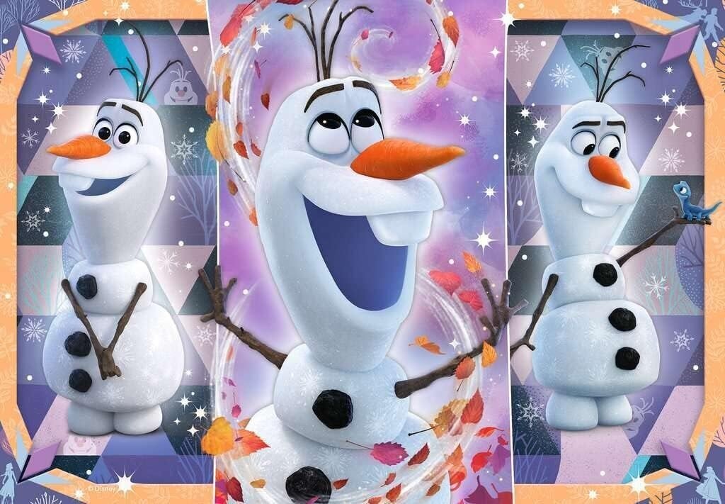 Dėlionė Ravensburger Disney Frozen 2, 2x12 d. kaina ir informacija | Dėlionės (puzzle) | pigu.lt