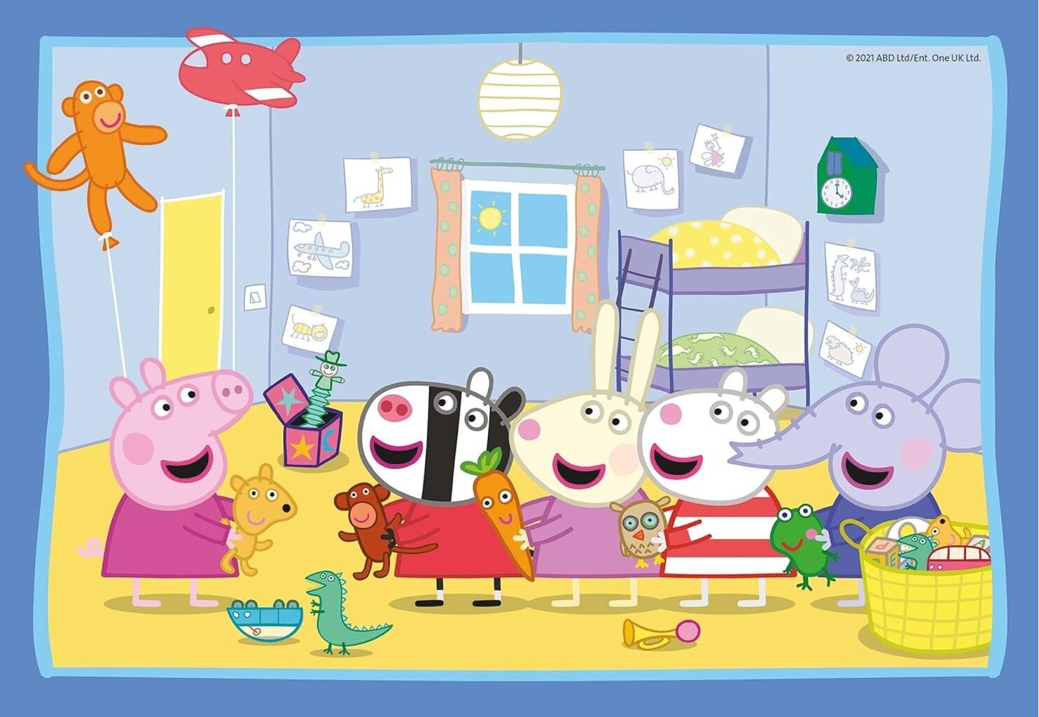 Dėlionė Ravensburger Peppa Pig, 2x12 d. kaina ir informacija | Dėlionės (puzzle) | pigu.lt