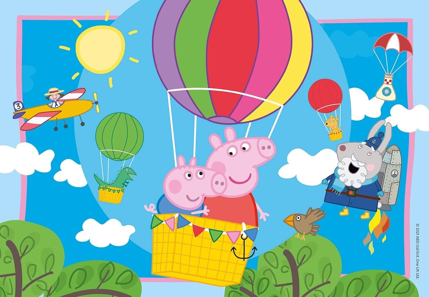 Dėlionė Ravensburger Peppa Pig, 2x12 d. kaina ir informacija | Dėlionės (puzzle) | pigu.lt