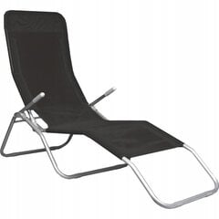 Lauko kėdė-gultas Fluxar home GL0016, juodas kaina ir informacija | Lauko kėdės, foteliai, pufai | pigu.lt