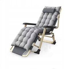 Lauko kėdė-gultas Fluxar home GL0019, pilkas kaina ir informacija | Lauko kėdės, foteliai, pufai | pigu.lt