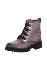 Auliniai batai moterims Tommy Jeans Metallic Cleated, pilki kaina ir informacija | Aulinukai, ilgaauliai batai moterims | pigu.lt
