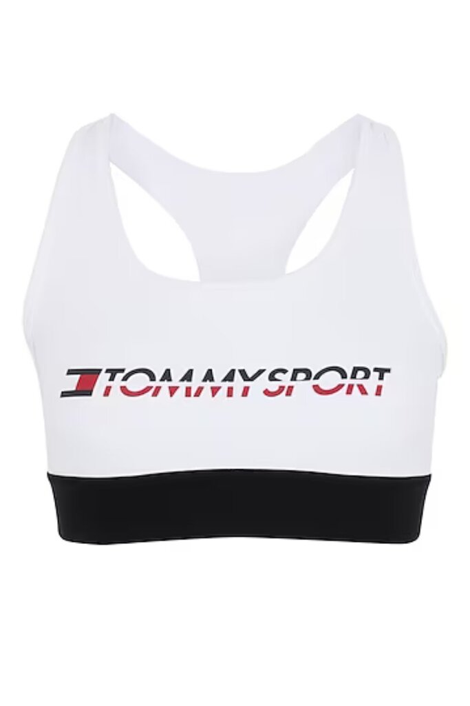 Tommy Hilfiger sportinė liemenėlė moterims, balta kaina ir informacija | Liemenėlės | pigu.lt