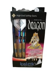 Smiginio rinkinys Keltik Softdart Dragon, mėlynas цена и информация | Дартс | pigu.lt