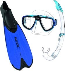 Nardymo rinkinys Seac Set Tris Sprint S/Kl, mėlynas цена и информация | Наборы для подводного плавания | pigu.lt
