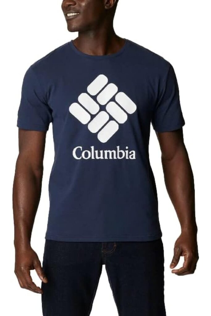 Marškinėliai moterims Columbia Pacific Crossing Graphic, mėlyni kaina ir informacija | Vyriški marškinėliai | pigu.lt