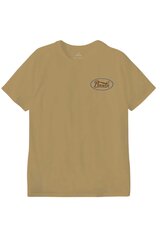 Marškinėliai vyrams Brixton Parsons, rudi kaina ir informacija | Vyriški marškinėliai | pigu.lt