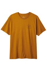 Marškinėliai vyrams Brixton Byden, oranžiniai цена и информация | Мужские футболки | pigu.lt