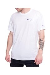 Champion marškinėliai vyrams Premium Crewnesk, balti цена и информация | Мужские футболки | pigu.lt