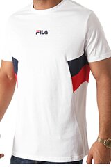 Marškinėliai vyrams Fila Barry, balti kaina ir informacija | Vyriški marškinėliai | pigu.lt