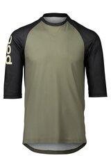 Marškinėliai vyrams Poc MTB Pure, žali цена и информация | Мужская спортивная одежда | pigu.lt