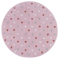 Hanse Home vaikiškas kilimas Little Hearts 140x140 cm kaina ir informacija | Kilimai | pigu.lt