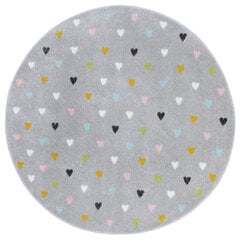 Hanse Home vaikiškas kilimas Little Hearts 100x100 cm kaina ir informacija | Kilimai | pigu.lt