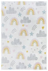 Hanse Home vaikiškas kilimas Rainbow Clouds 120x170 cm kaina ir informacija | Kilimai | pigu.lt