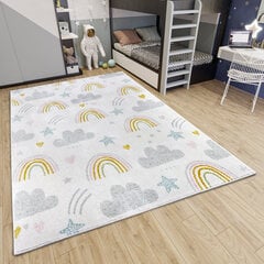 Hanse Home vaikiškas kilimas Rainbow Clouds 120x170 cm kaina ir informacija | Kilimai | pigu.lt