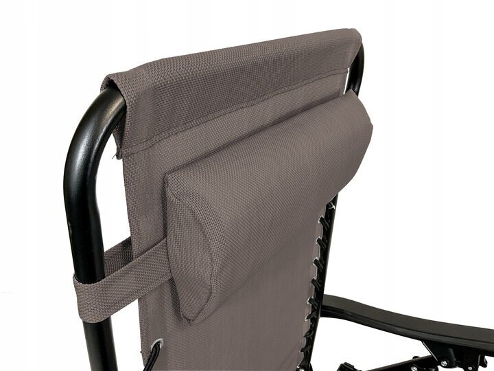 Lauko kėdė-gultas Fluxar home GL0021, rudas kaina ir informacija | Lauko kėdės, foteliai, pufai | pigu.lt