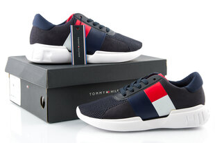 Moteriški batai Tommy Hilfiger Lightweight Sneakers, tamsiai mėlyni kaina ir informacija | Sportiniai bateliai, kedai moterims | pigu.lt