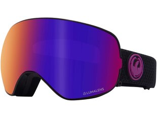 Slidinėjimo akiniai Dragon X2S Snow, violėtiniai kaina ir informacija | Slidinėjimo akiniai | pigu.lt