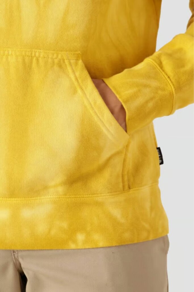 Bluzonas vyrams Huf Relax Tiedye, geltonas цена и информация | Džemperiai vyrams | pigu.lt