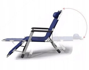 Lauko kėdė-gultas Fluxar home GL0022, mėlynas kaina ir informacija | Lauko kėdės, foteliai, pufai | pigu.lt