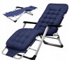 Lauko kėdė-gultas Fluxar home GL0022, mėlynas цена и информация | Lauko kėdės, foteliai, pufai | pigu.lt