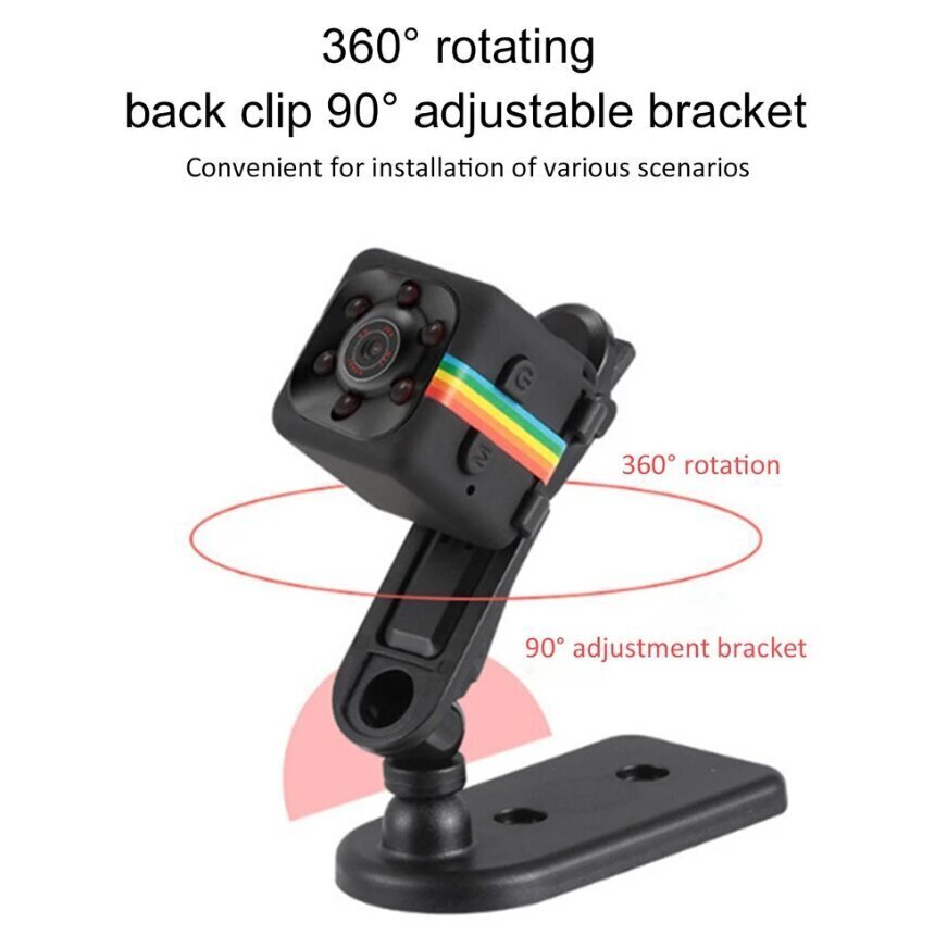 Mini kamera BERIMAX SQ-COL-01, FHD, 30FPS kaina ir informacija | Stebėjimo kameros | pigu.lt