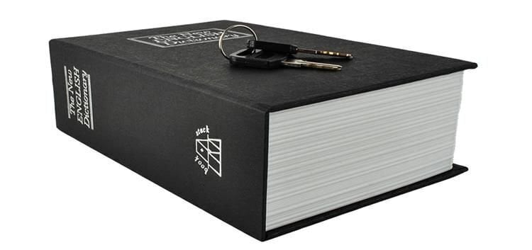 Knyga seifas Berimax J12, 18x11.5x5.6 cm kaina ir informacija | Seifai | pigu.lt