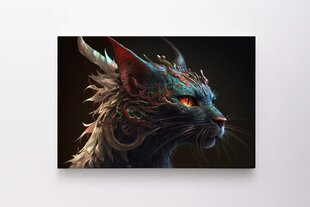 Fantastinis Katinas - Drakonas kaina ir informacija | Reprodukcijos, paveikslai | pigu.lt
