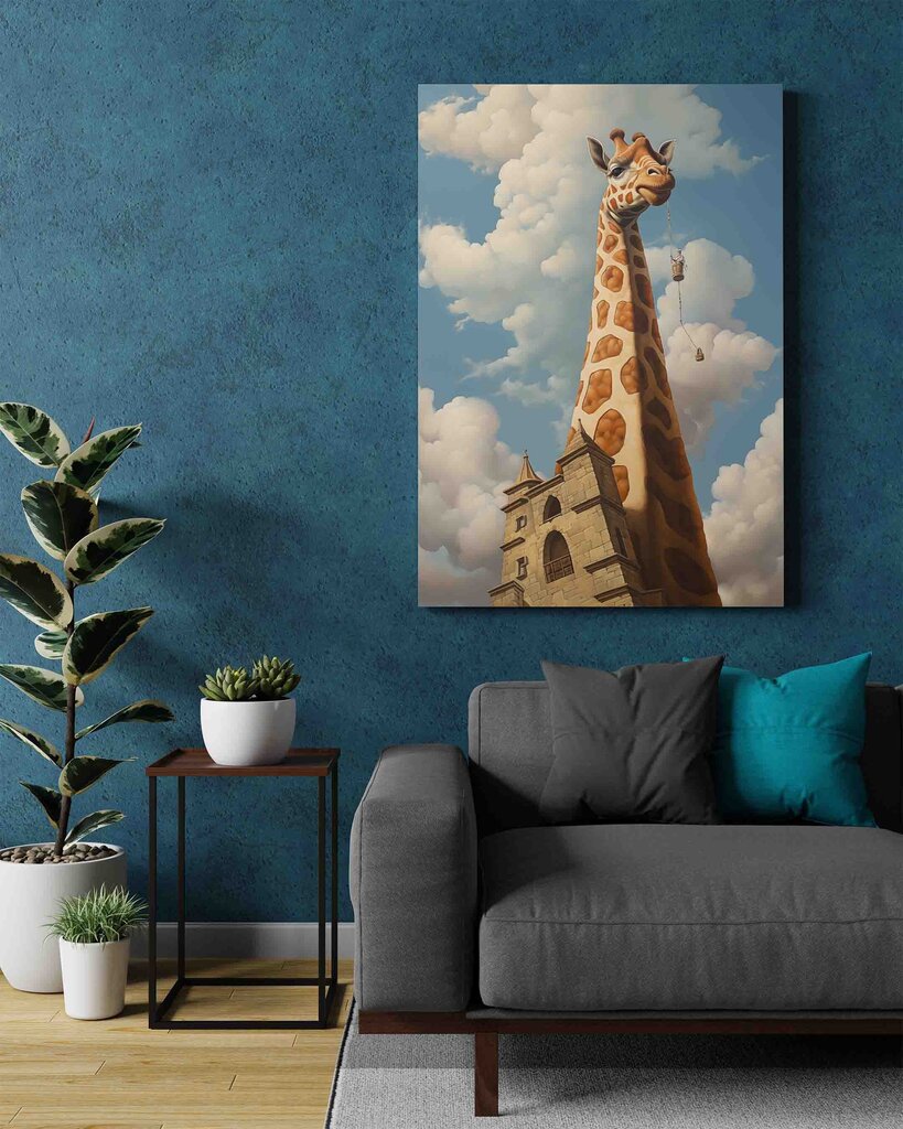 Reprodukcija Didžioji Žirafa impresionizmo stiliaus paveikslas kaina ir informacija | Reprodukcijos, paveikslai | pigu.lt