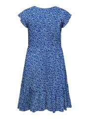 Only Carmakoma женское платье 15287900*02, электро-синий/белый 5715512520094 цена и информация | Платья | pigu.lt