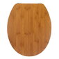 Klozeto sėdynė 48x37 cm, pagaminta iš 100 % natūralaus bambuko, skirta standartiniams unitazams, Bamboo Nature kaina ir informacija | Vonios kambario aksesuarai | pigu.lt