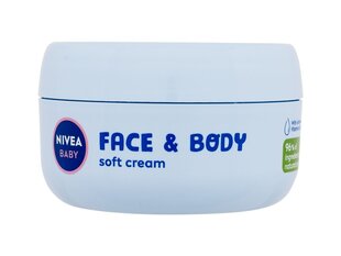 Veido ir kūno kremas Nivea Baby Face & Body Soft Cream, 200 ml kaina ir informacija | Kosmetika vaikams ir mamoms | pigu.lt