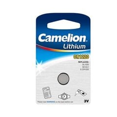 Camelion Lithium Button Celles 3 V, CR1220, 1 vnt. kaina ir informacija | Camelion Santechnika, remontas, šildymas | pigu.lt