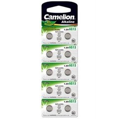 Camelion элементы Alkaline Button celles 1.5 V, LR44/AG13/LR1154/357, 10 шт. цена и информация | Camelion Сантехника, ремонт, вентиляция | pigu.lt