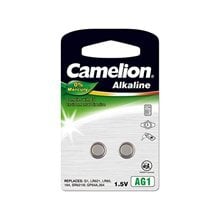 Camelion elementai Alkaline Button Celles, 1.5V, AG1/LR60/LR621/364, 2 vnt. цена и информация | Camelion Сантехника, ремонт, вентиляция | pigu.lt