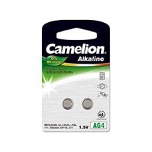 Camelion elementai Alkaline Button Celles 1.5V, LR626/AG4/LR66/377, 2 vnt. цена и информация | Camelion Сантехника, ремонт, вентиляция | pigu.lt