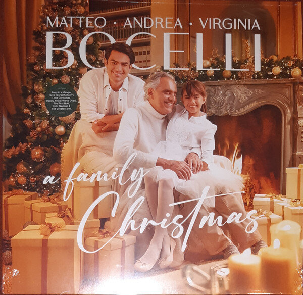 Vinilinė plokštelė Matteo Andrea Virginia Bocelli A Family Christmas kaina ir informacija | Vinilinės plokštelės, CD, DVD | pigu.lt